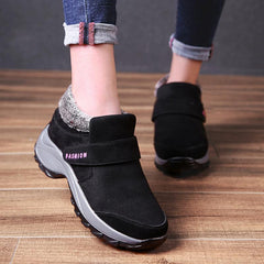 Botines cálidos con pelusa