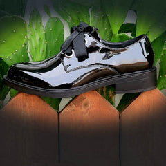 Oxfords casuales de charol