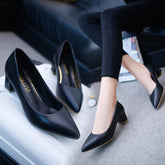 Pointed High-Heeled Shoes