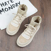 Casual Short Boots With Soft Bottom