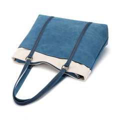 Damen Lager Canvas Tote Handtaschen