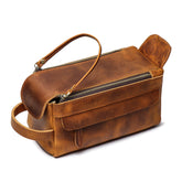 Lady Large Storage Leather Make Up Bag