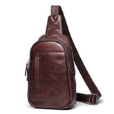 Genine Vintage Brusttasche aus Leder