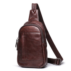 Genine Vintage Brusttasche aus Leder