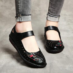 Sandalias de playa de cuero genuino