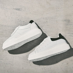 Lässige, atmungsaktive Leder-Sneaker