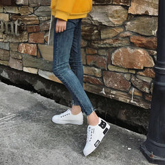 Canvas-Ballerinas mit Katzen-Print