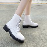 Casual Genuine Leather Platform Boots