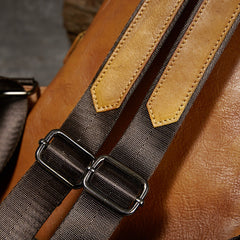 Handreiben von pflanzlich gegerbtem Leder