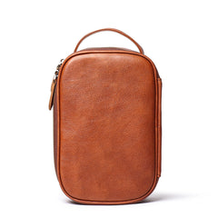 Vintage Abend Make-up Tasche teilweise aus Leder