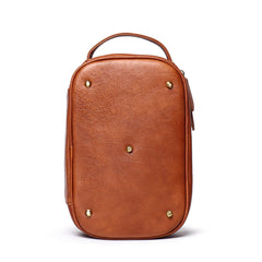 Vintage Abend Make-up Tasche teilweise aus Leder