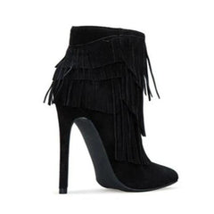 Botines casuales de punta puntiaguda