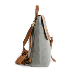 Vintage-Leder-Canvas