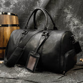 Leather Weekend Travle Bag
