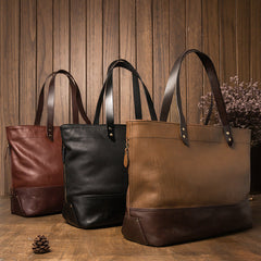 Damen Fashon Leder Tote Handtaschen