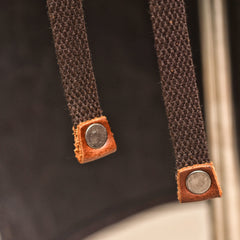 Multifunktionelle, strapazierfähige Schürze aus Leder und Canvas 6159