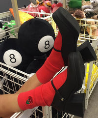 Fröhliche Kirschsocken