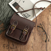 Genuine Vege Tanned Leather Shoulder Bag
