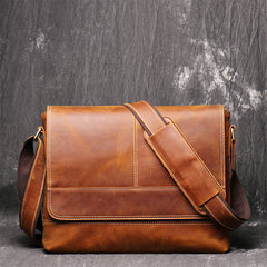 Vintage Crazy Horse Herren Ledertasche
