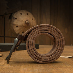 Handgefertigter Vintage-Gürtel aus Leder