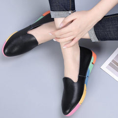 Mocasines de piel auténtica