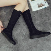 Casual High Boots With Zipper