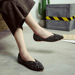 Zapatos casuales con punta puntiaguda