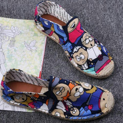 Zapatos casuales de lona de lino