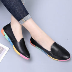 Mocasines de piel auténtica