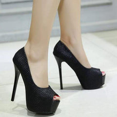 Hochzeits-Plateaupumps