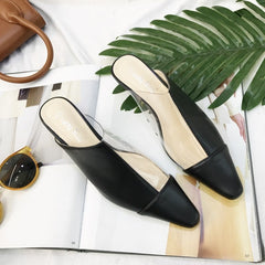 Chanclas transparentes