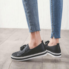 Mocasines de piel auténtica