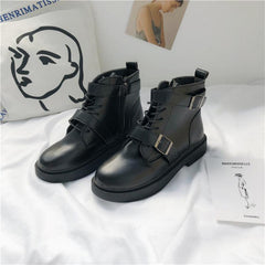 Botines casuales de cuero