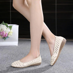 Mocasines casuales de piel auténtica