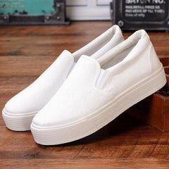 Zapatos casuales de plataforma de lona