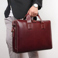 Vintage Aktentasche aus echtem Leder