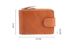 RFID-Multikartenetui aus Leder im Vintage-Stil
