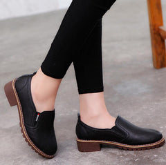 Oxfords zum Schnüren aus echtem Leder