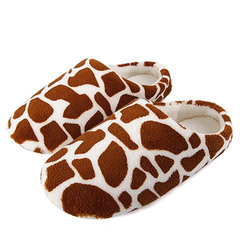 Pantuflas de felpa suave y cálidas para el hogar