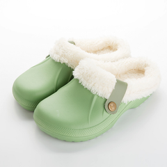 Pantuflas de piel cálida para el hogar