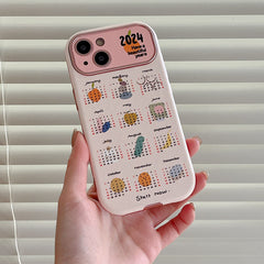 Funda para iPhone con calendario 2024