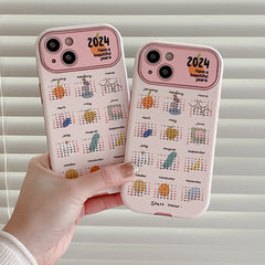 Funda para iPhone con calendario 2024