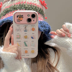 Funda para iPhone con calendario 2024