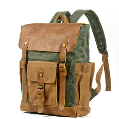 Wasserdichtes Vintage-Leder-Canvas