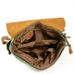 Wasserdichtes Vintage-Leder-Canvas