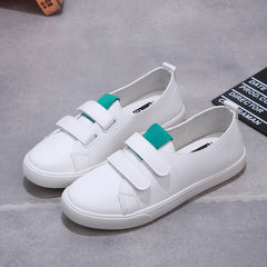 Zapatos planos de cuero