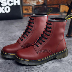 Botines de piel auténtica con felpa