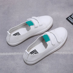 Zapatos planos de cuero