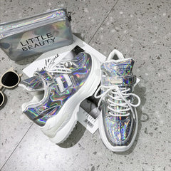 Lässige Plateau-Sneaker