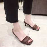 Sandals With Peep Toe